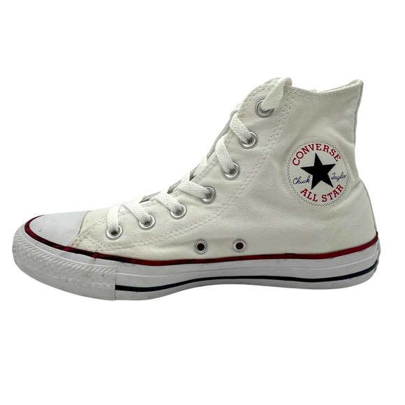 Converse Chuck Taylor All Star High Top White Sneakers  Women's 8 Men's 6 - Picture 4 of 11